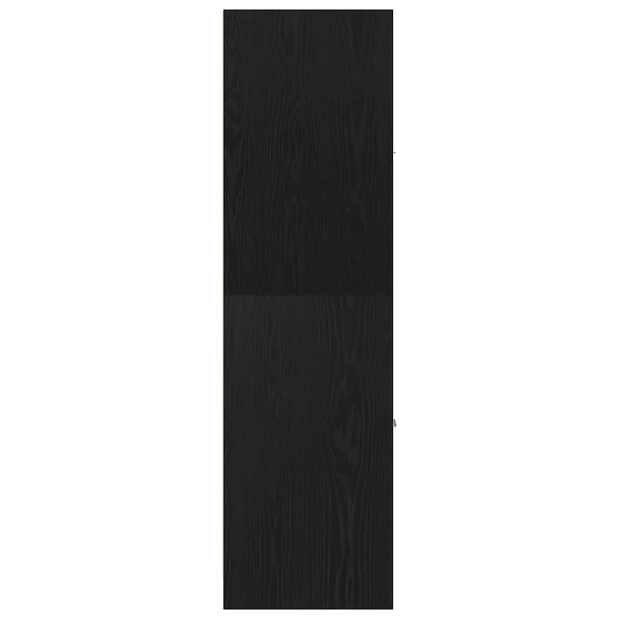 Armoire d'apothicaire Chêne noir 30x41x144,5 cm Bois d'ingénierie - 7
