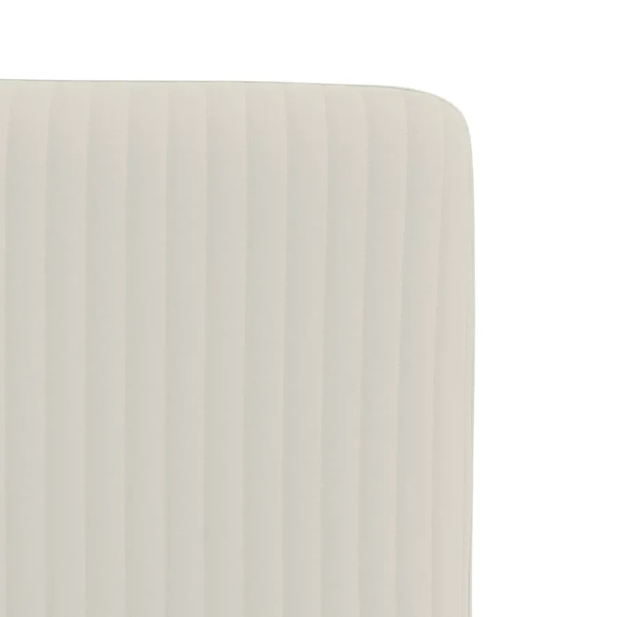 Chaises à manger lot de 4 Crème Velours - 7