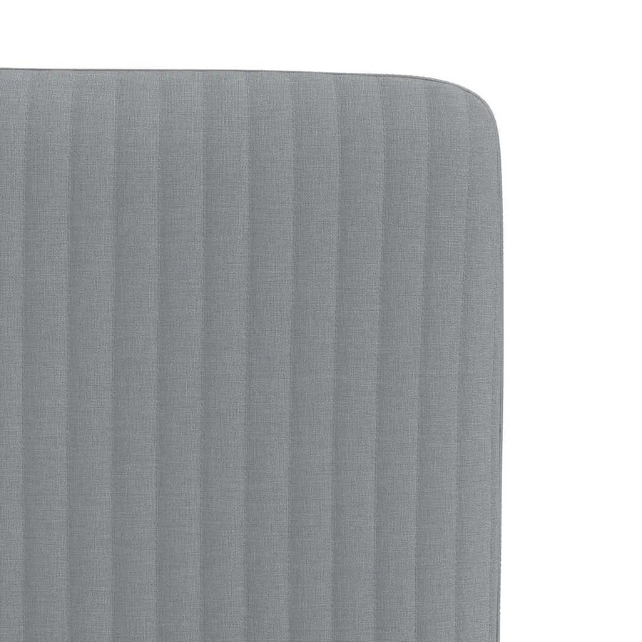 Chaises à manger lot de 4 gris clair tissu - 7