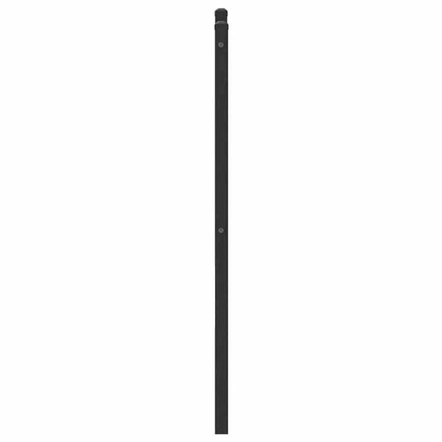 Tête de lit de remplacement chêne fumé 75 cm bois d'ingénierie et acier - 5