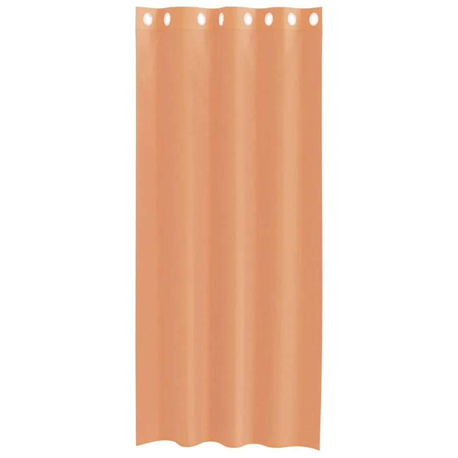 Rideaux en voile avec œillets 2 pcs terre cuite - 4