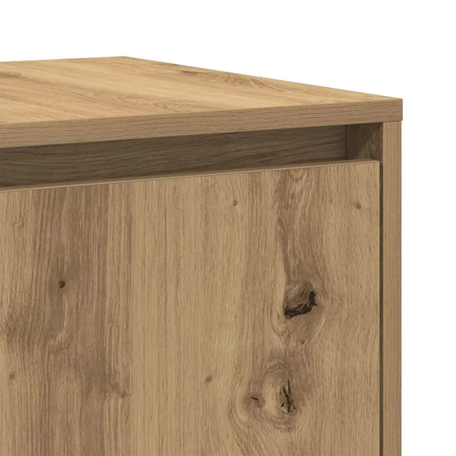 Buffet Chêne artisanal 135 x 41 x 75 cm Bois d'ingénierie - 9