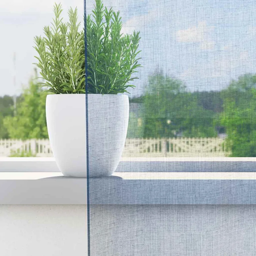 Rideaux en voile avec œillets 2 pcs bleu royal - 3