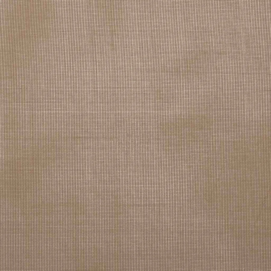Rideaux en voile avec œillets 2 pcs marron clair - 7