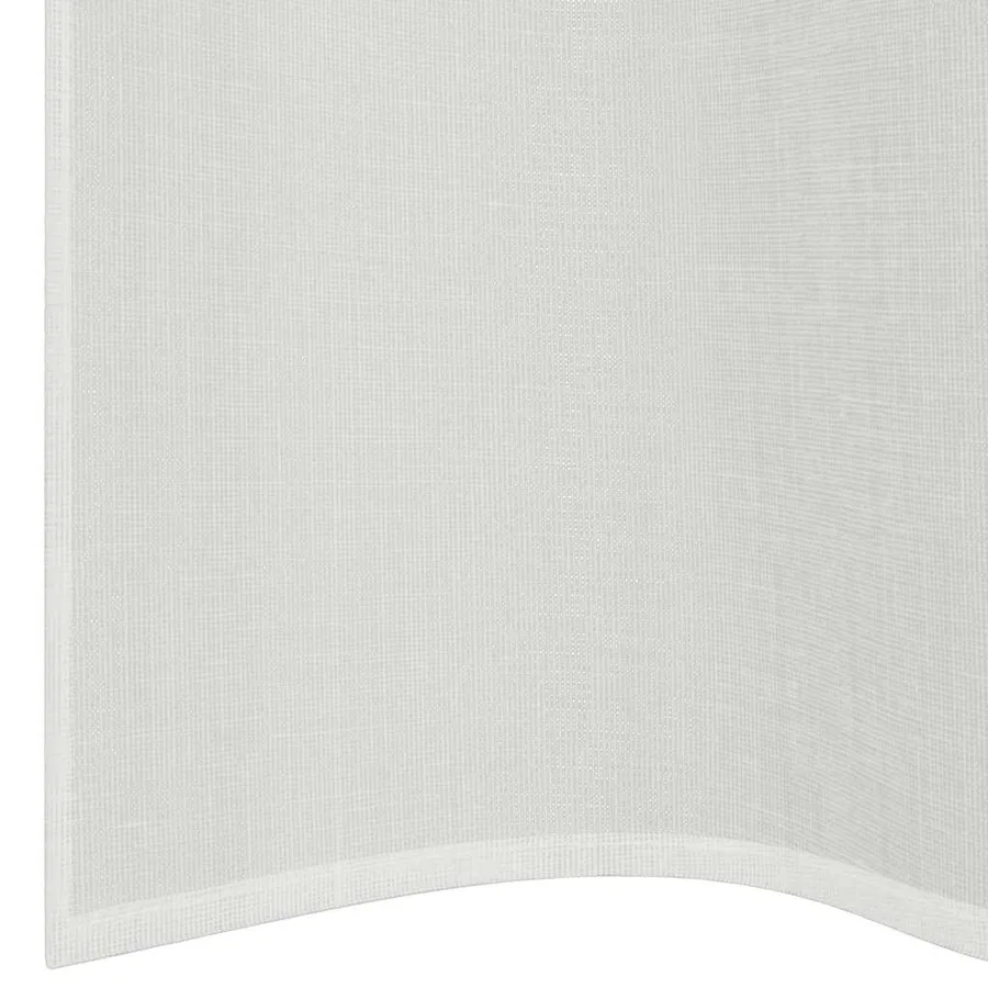 Rideaux en voile avec œillets 2 pcs blanc - 6
