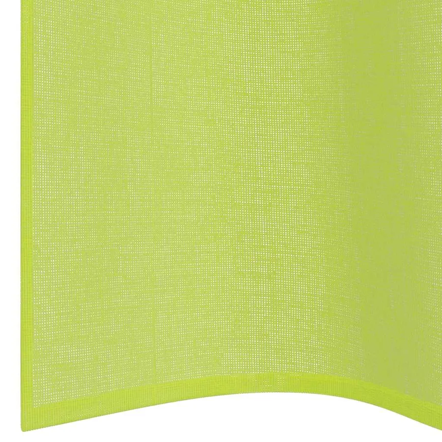 Rideaux en voile avec œillets 2 pcs vert pomme 140x245 cm - 6