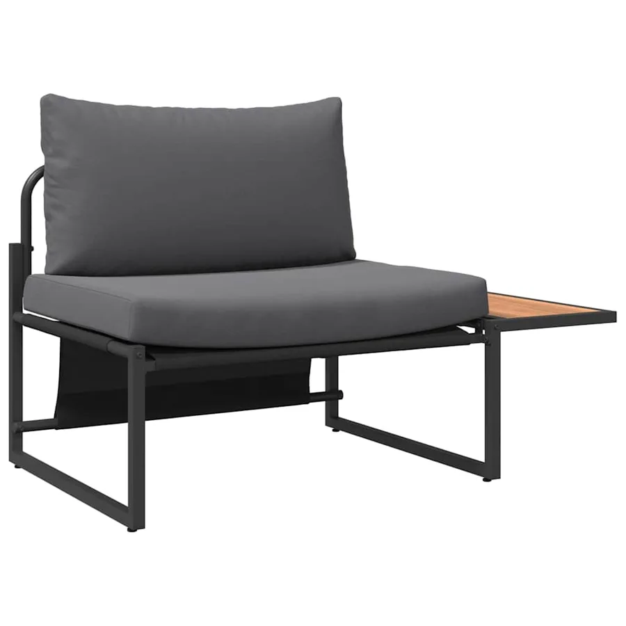 Ensemble de canapé de jardin 2 pcs Anthracite Acier - 2