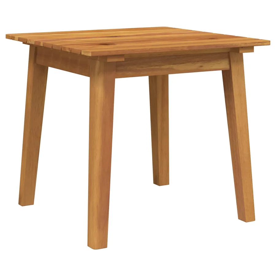 Chaises de jardin avec table 3 pcs Beige Bois d'Acacia Massif - 4