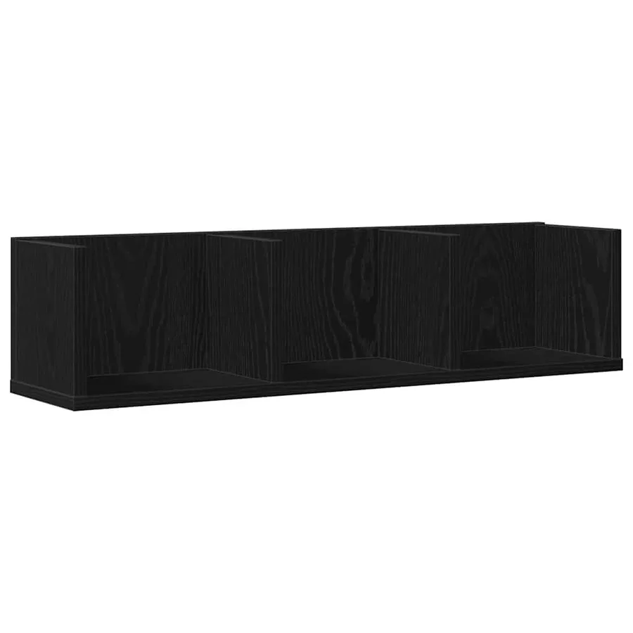 Étagère Murale Chêne noir 75 x 18 x 18 cm Bois d'ingénierie - 2