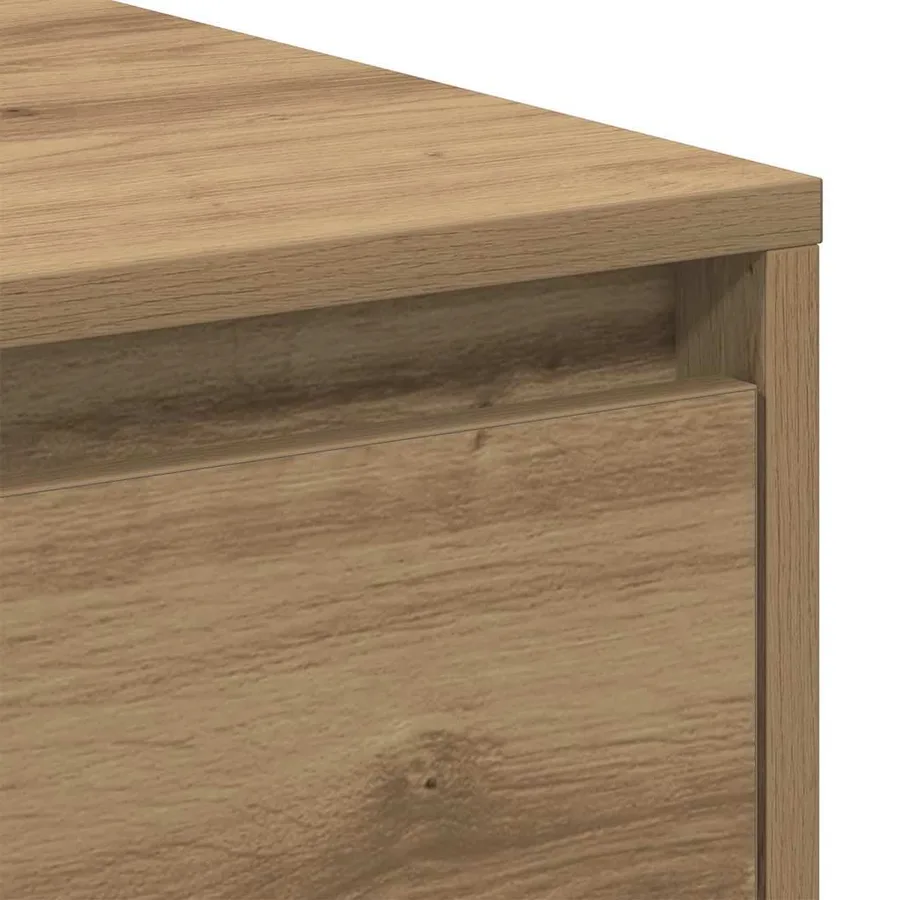 Cabinet de chevet 2 pc Chêne artisanal 45 x 34 x 44,5 cm - 10