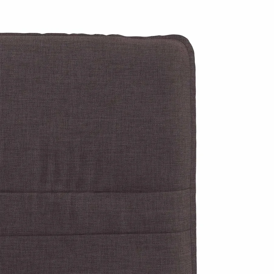 Chaises à manger lot de 6 marron foncé tissu - 7