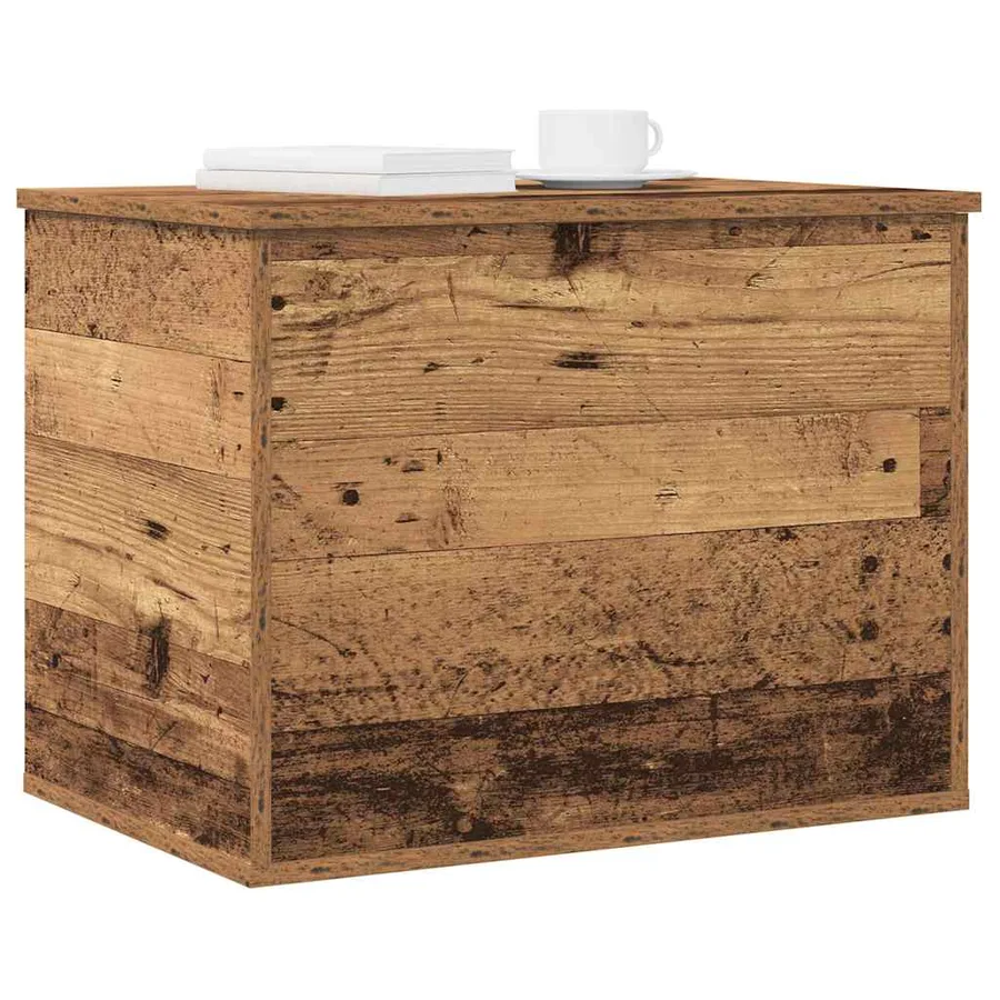 Boîte de Rangement avec stockage Bois ancien 60 x 42 x 46 cm - 3