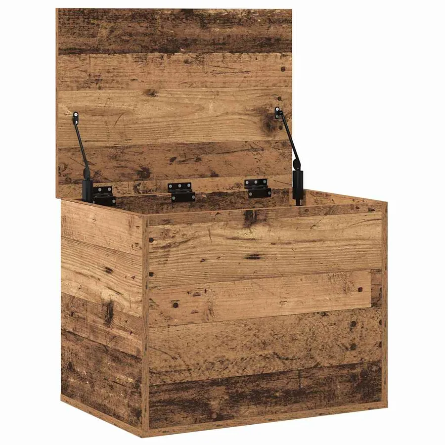 Boîte de Rangement avec stockage Bois ancien 60 x 42 x 46 cm - 5