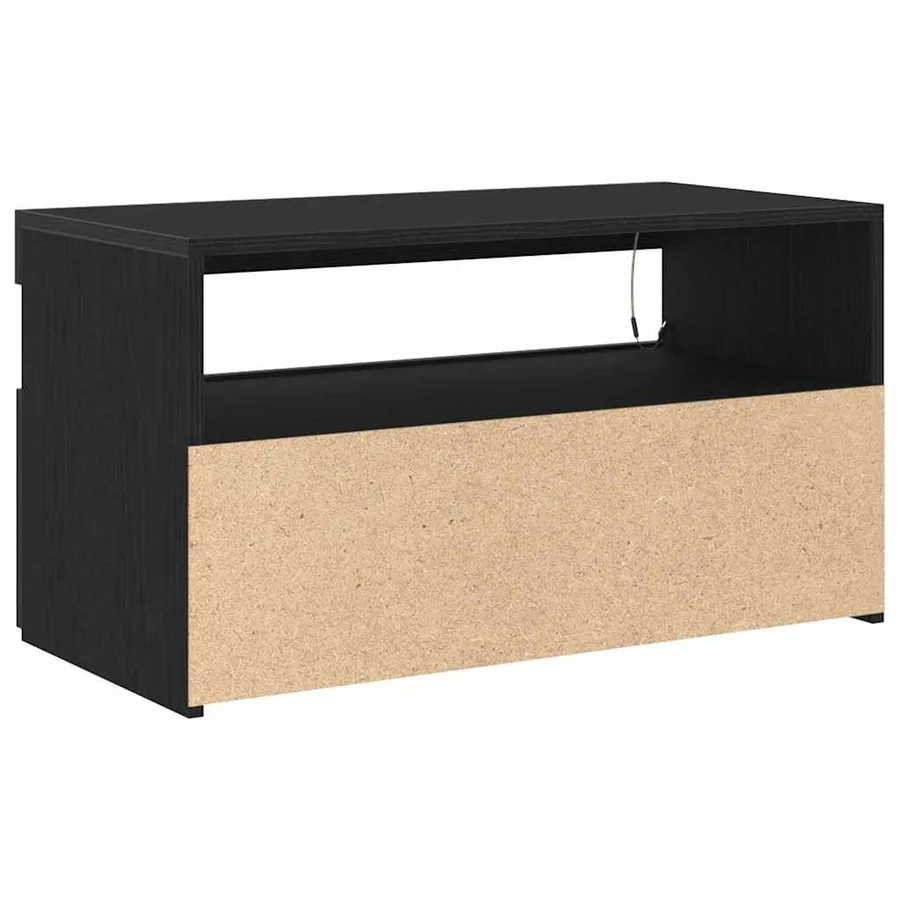 Meuble TV 2 pcs Chêne noir 75 x 35 x 40 cm Bois d'ingénierie - 10
