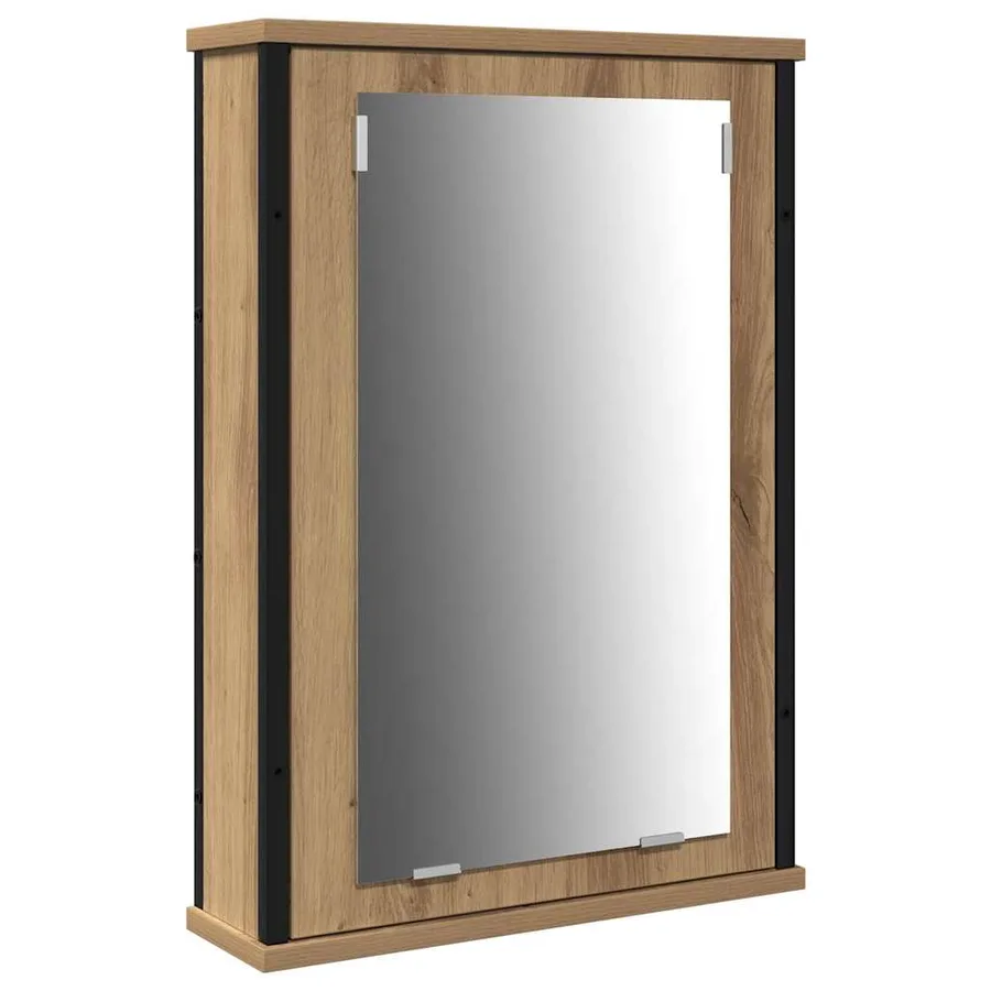 Ensemble de mobilier de salle de bain 3 pc Chêne artisanal - 5