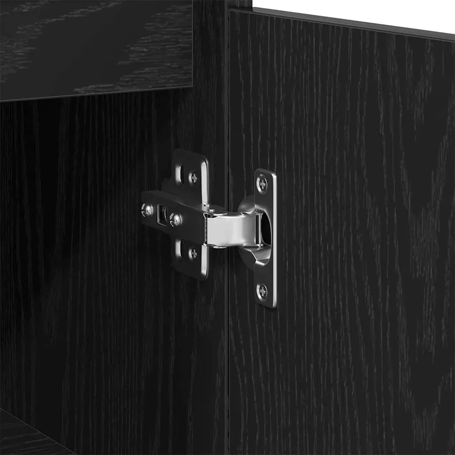 Ensemble de mobilier de salle de bain 3 pcs Chêne noir - 13