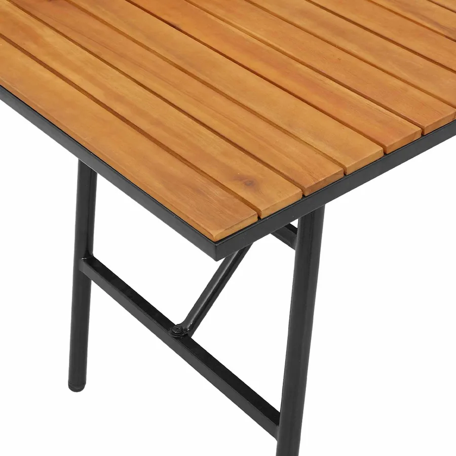 Table de salle à manger / Table de repas Marron - 6