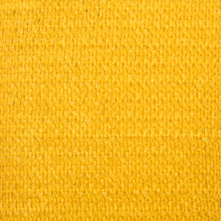 Voile d'ombrage 160 g/m² triangulaire jaune 2,5x2,5x3,5 m PEHD - 9