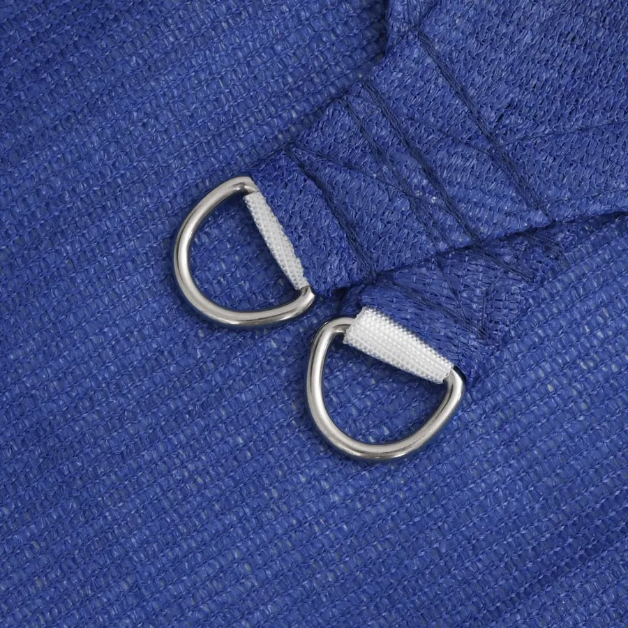 Voile d'ombrage 160 g/m² carré bleu 6x6 m PEHD - 6