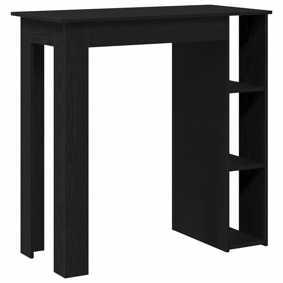 Table de bar Chêne noir 102 x 50 x 103,5 cm Bois d'ingénierie - 5