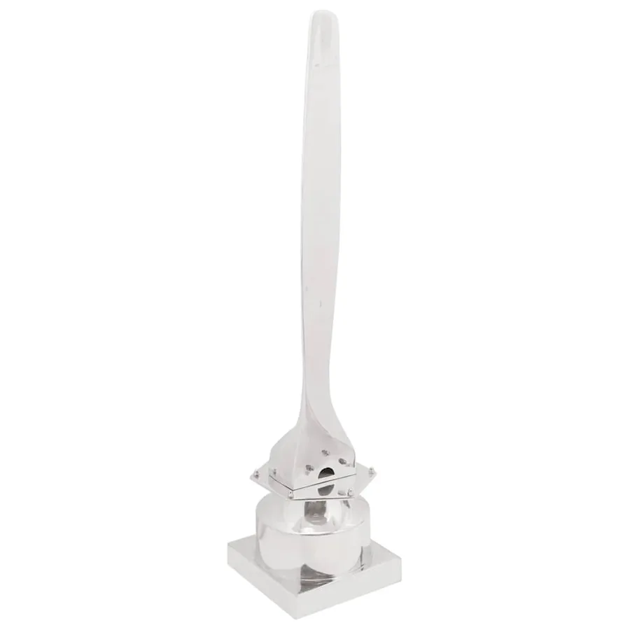 Sculpture Argenté 26 x 26 x 110 cm Aluminium
