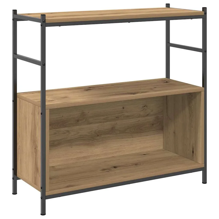 Étagère 80 x 30 x 78,5 cm Bois d'ingénierie Chêne artisanal - 2