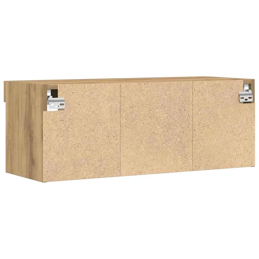 Ensemble meuble TV 2 pcs Chêne artisanal Bois d'ingénierie - 8