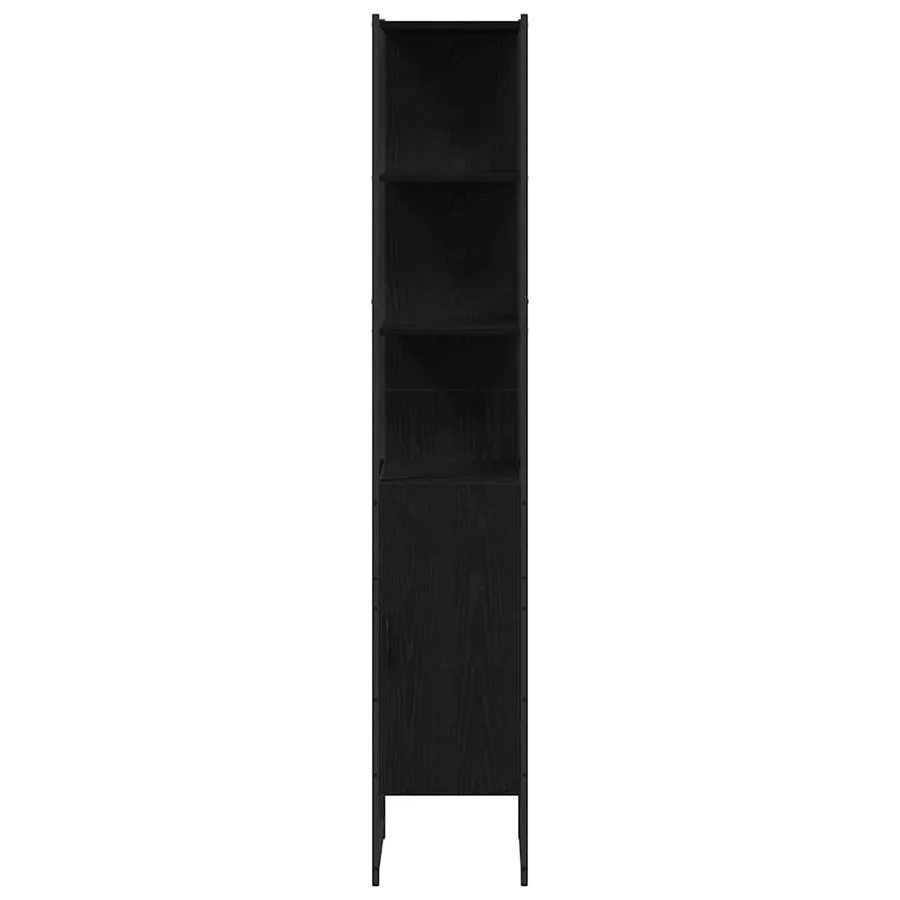 Ensemble de mobilier de salle de bain 4 pcs Chêne noir - 12