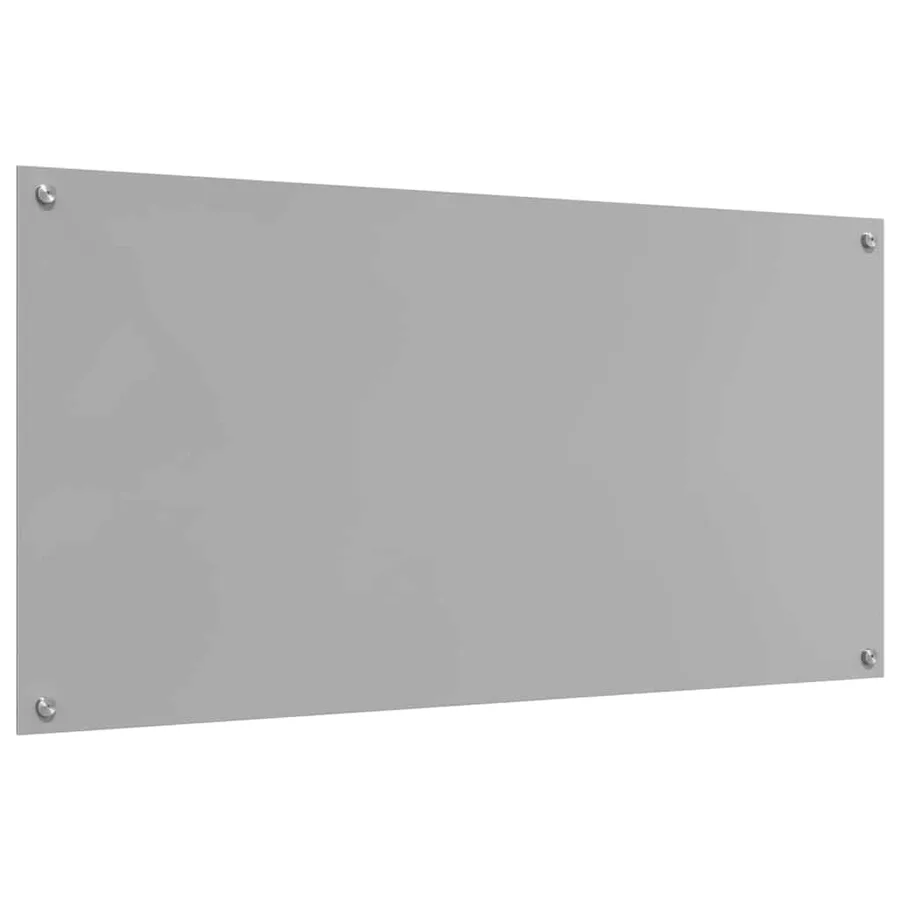 Crédence de cuisine Gris clair 120 x 60 cm verre trempé - 6