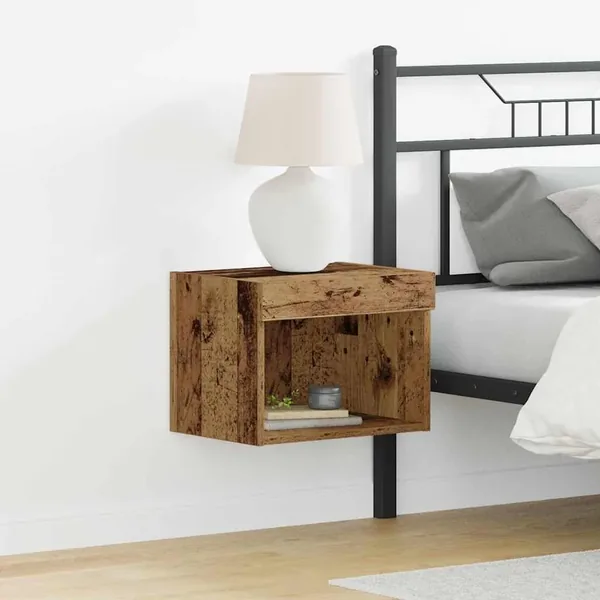 Ensemble meuble TV avec LED 2 pcs Bois ancien 40 x 30 x 30 cm