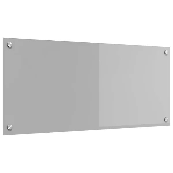 Crédence de cuisine Gris clair 90 x 40 cm verre trempé