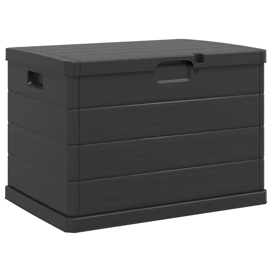 Boîte de Rangement de Jardin Anthracite 77,5 x 54,5 x 53 cm - 2