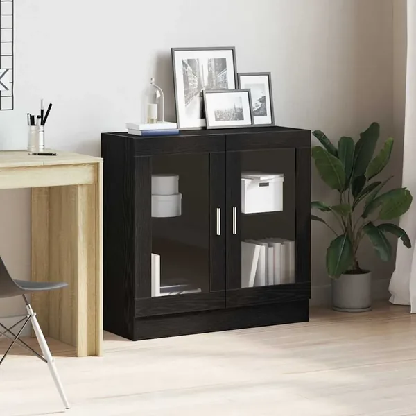 Bibliothèque Chêne noir 82,5 x 30,5 x 80 cm Bois d'ingénierie