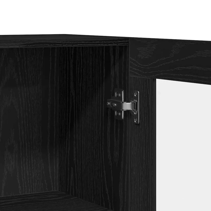 Bibliothèque Chêne noir 82,5 x 30,5 x 80 cm Bois d'ingénierie - 9