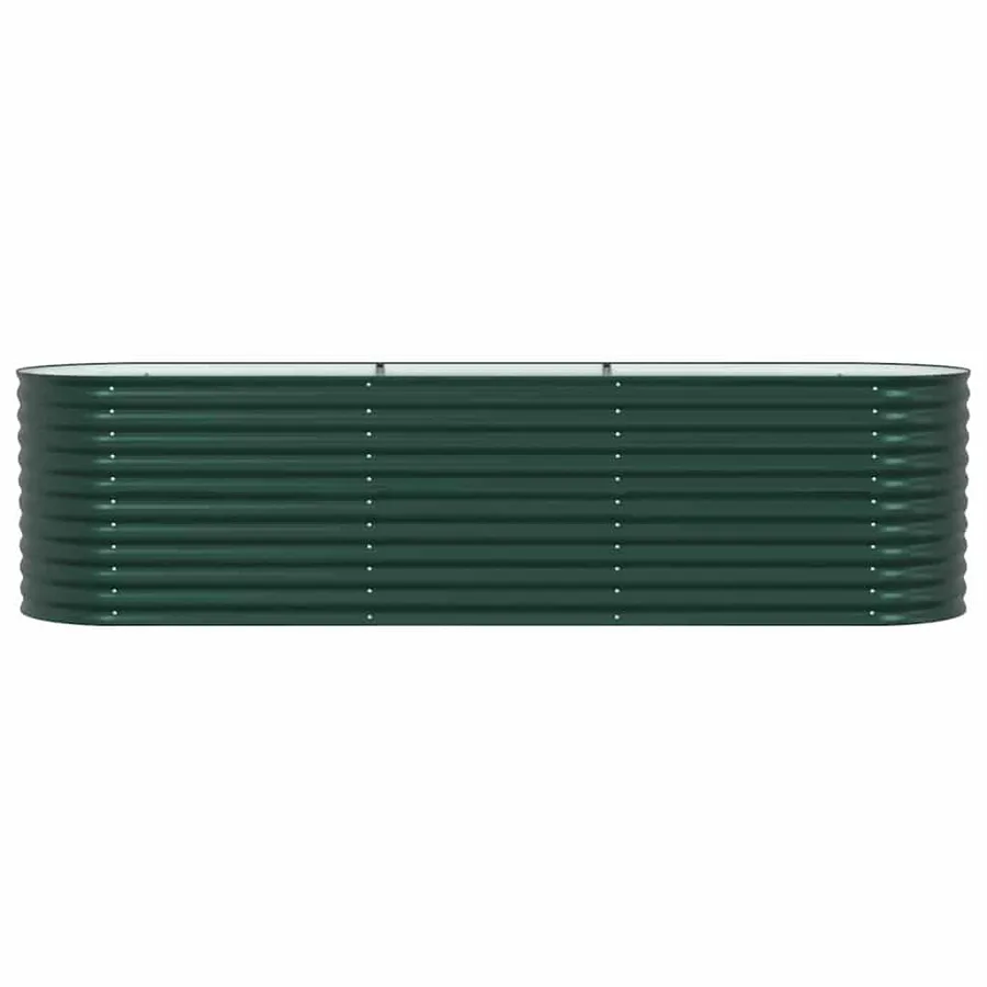 Lit surélevé Vert 320 x 80 x 81 cm Acier - 6