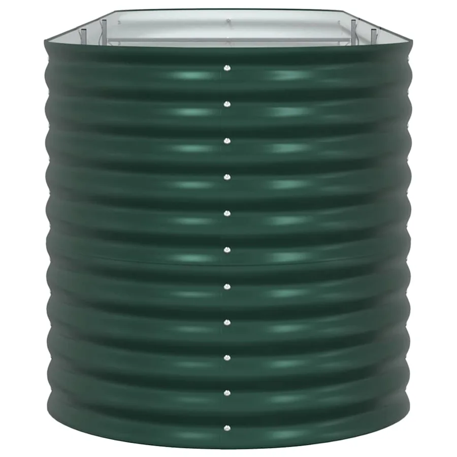 Lit surélevé Vert 320 x 80 x 81 cm Acier - 7