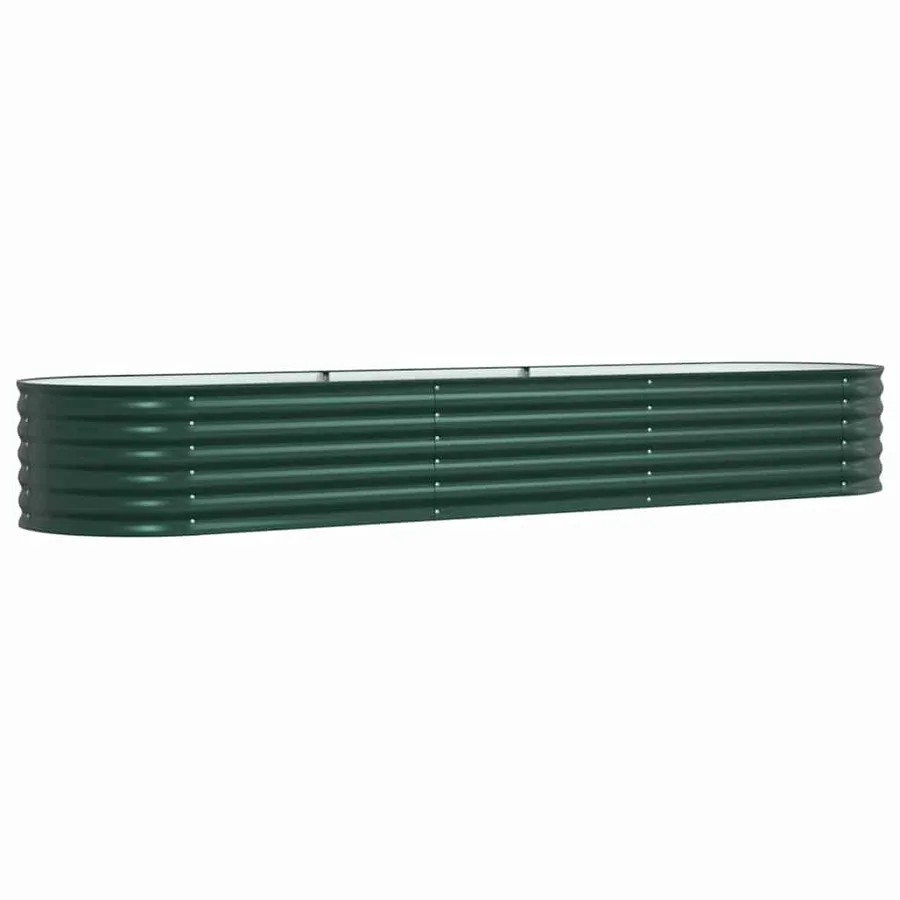 Lit surélevé Vert 320 x 80 x 44 cm Acier - 2