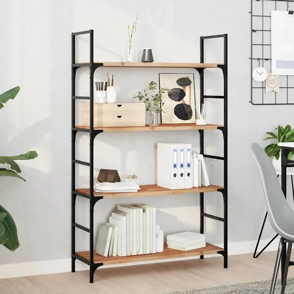 Étagères flottantes 4 pcs 80x30x2 cm acacia massif à l'huile