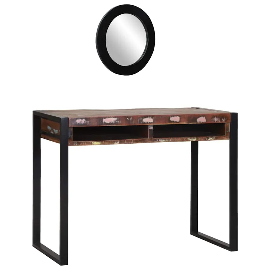 Table de Toilette Multicolore Bois massif de récupération