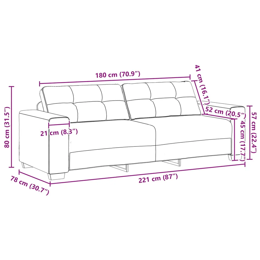 2 Piece Sofa Set with Cushions Dark Green Velvet - Untranslated - 12