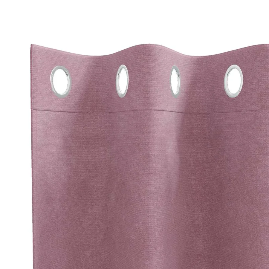 Rideaux occultants 2 pcs Rose foncé 140 x 225 cm Velours - 5