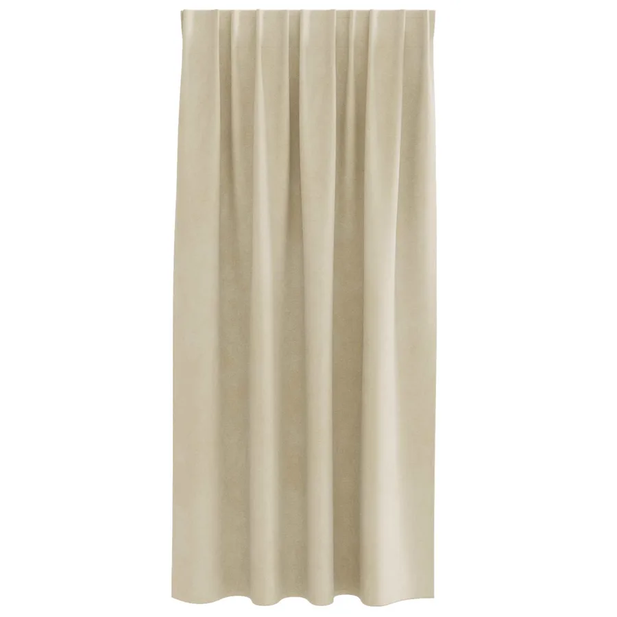 Rideaux occultants 2 pcs Crème 140 x 175 cm Velours - 4