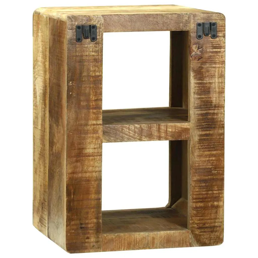 Meuble TV Marron 36 x 30 x 54 cm Bois de manguier massif - 5