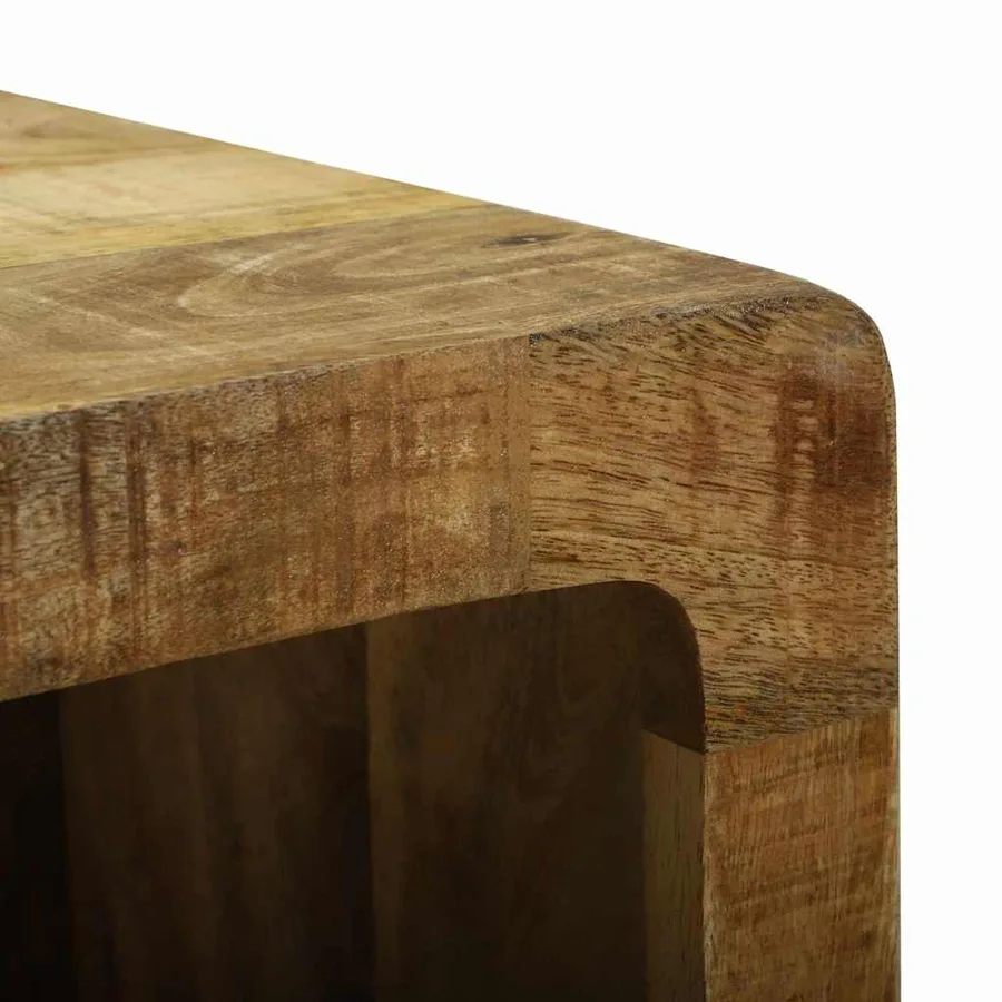 Meuble TV Marron 36 x 30 x 54 cm Bois de manguier massif - 7