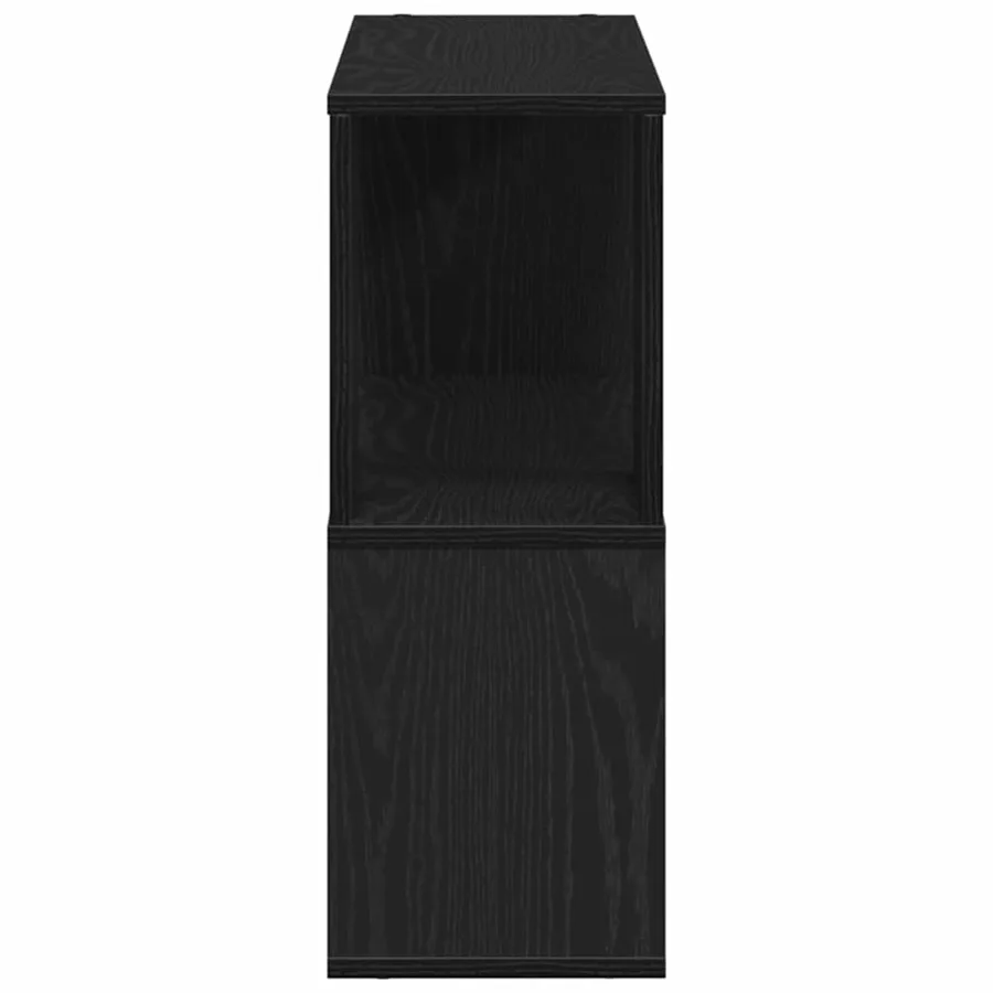 Ensemble meuble TV Chêne noir 80 x 24 x 63 cm Bois d'ingénierie - 7