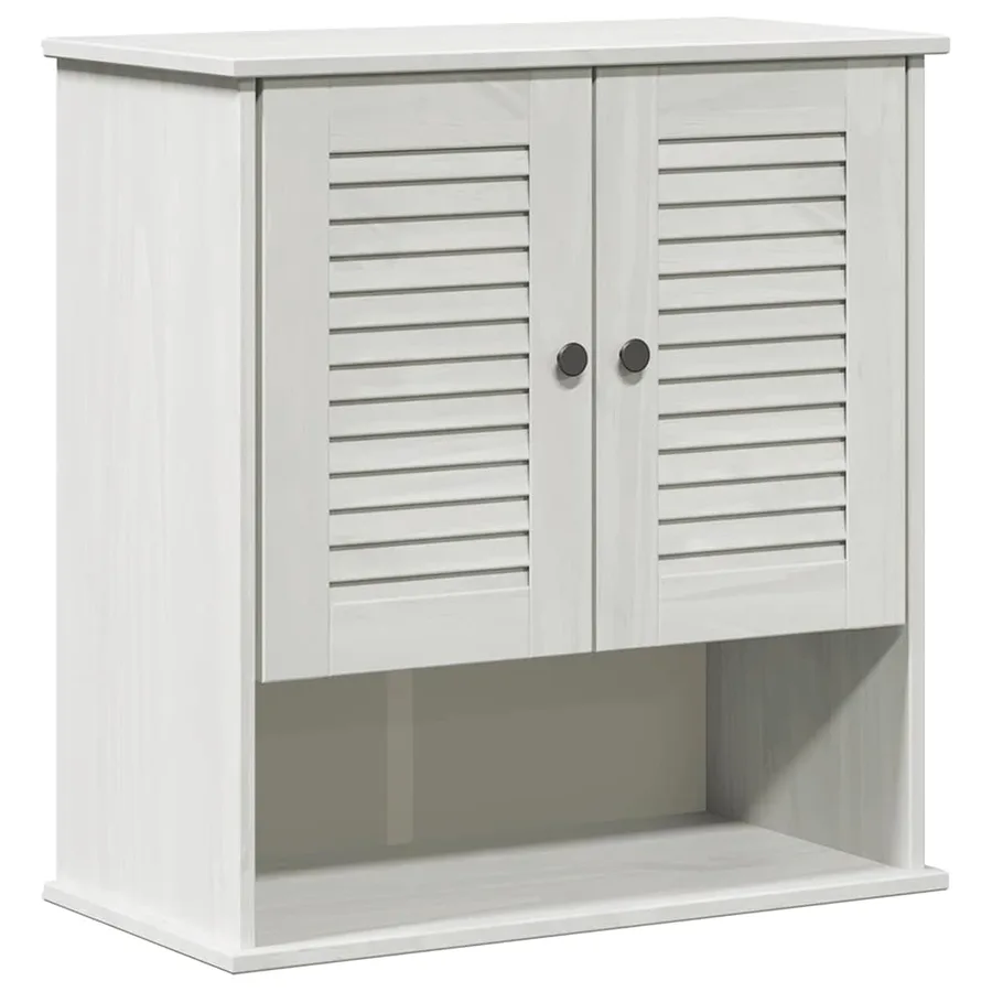 Armoire de salle de bain avec porte VIGO Blanc et Blanc Antique - 2