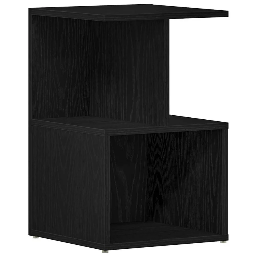 Cabinet de chevet Chêne noir 35 x 35 x 55 cm Bois d'ingénierie - 2
