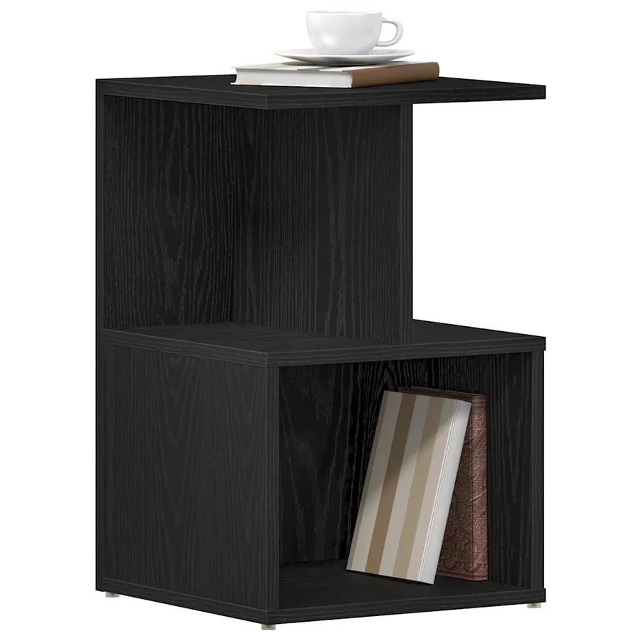 Cabinet de chevet Chêne noir 35 x 35 x 55 cm Bois d'ingénierie - 3