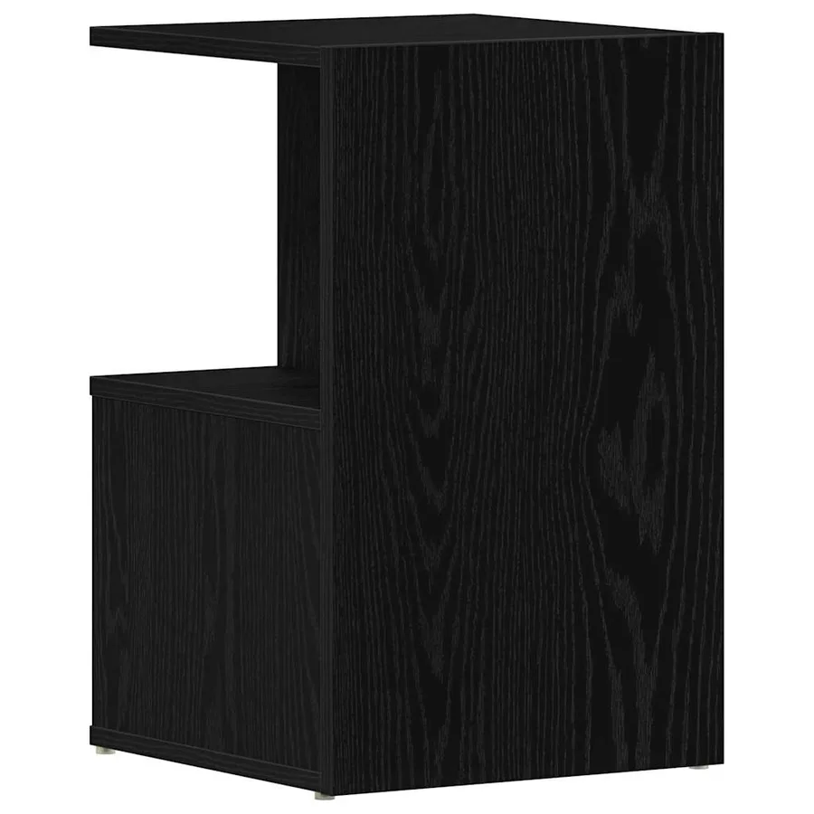 Cabinet de chevet Chêne noir 35 x 35 x 55 cm Bois d'ingénierie - 5