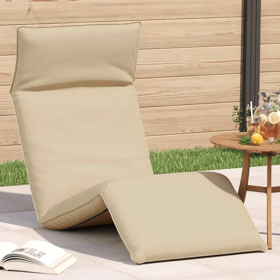Chaise longue pliante anthracite 175x54x8,5 cm tissu oxford - 12